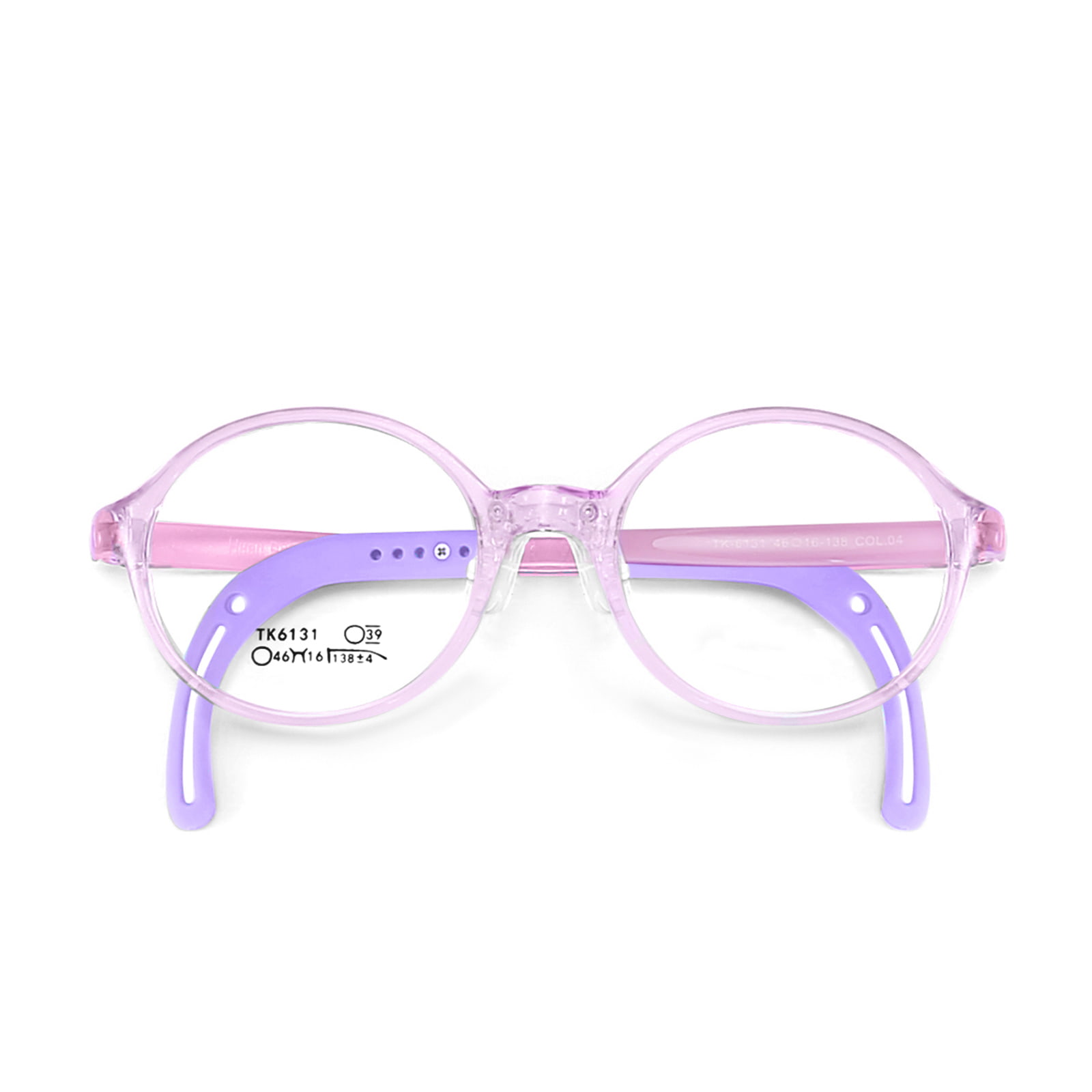 Kacamata Anak Desain Tepi Glitter TK6131 Dapat Ditekuk